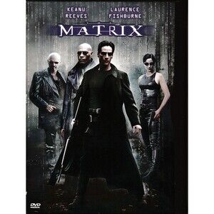 The Matrix DVD 1999 Keanu Reeves Laurence Fishburne Sci-Fi Action Cult Classic